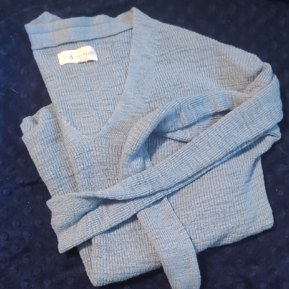 Lou & Grey Blue V-Neck Sweater